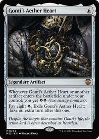 Gonti's Aether Heart -  Foil (M3C-294) - Modern Horizons 3 Commander