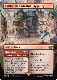 Lindblum, Industrial Regency // Mage Siege -  (Borderless) (FIN-312) - FINAL FANTASY
