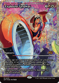Explosive Getaway - : (Showcase) Foil (DFT-413) - Aetherdrift