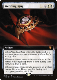 Wedding Ring (Extended Art) [Innistrad: Crimson Vow Commander]