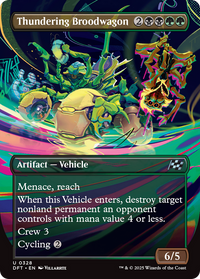 Thundering Broodwagon -  (Borderless) (DFT-328) - Aetherdrift