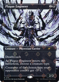 Plague Engineer (Borderless Ichor Step-and-Compleat Foil) [Secret Lair Drop Series]