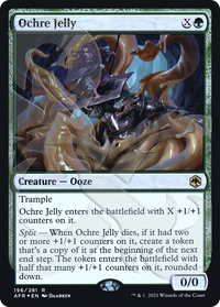 Ochre Jelly (Ampersand Promo) [Dungeons & Dragons: Adventures in the Forgotten Realms Promos]