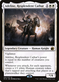 Adeline, Resplendent Cathar (Promo Pack) [Innistrad: Midnight Hunt Promos]