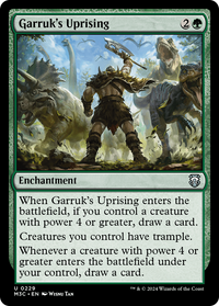 Garruk's Uprising -  Foil (M3C-229) - Modern Horizons 3 Commander