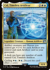 Cid, Timeless Artificer (0415) -  Foil (FIN-415) - FINAL FANTASY