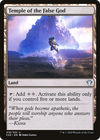 Temple of the False God [Commander 2020]