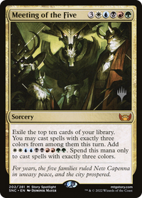 Meeting of the Five (Promo Pack) [Streets of New Capenna Promos]
