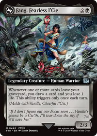Fang, Fearless l'Cie (Extended Art) - : (Extended Art) Foil (FIN-446) - FINAL FANTASY
