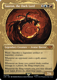 Sauron, the Dark Lord (Showcase Ring Frame) [The Lord of the Rings: Tales of Middle-Earth]