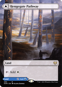 Hengegate Pathway // Mistgate Pathway (Borderless Alternate Art) [Kaldheim]