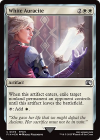 White Auracite -  Foil (FIN-579) - FINAL FANTASY