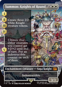 Summon: Knights of Round - : (enchantment) (Borderless) (FIN-359) - FINAL FANTASY