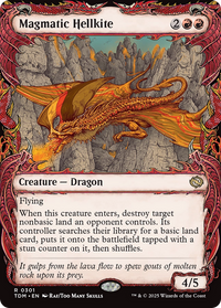 Magmatic Hellkite (Showcase) [Tarkir: Dragonstorm]