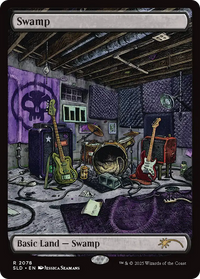Swamp (SLD-2078) - Secret Lair Drop (Borderless) Foil