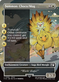 Summon: Choco/Mog - (Borderless) (FIN-358) - FINAL FANTASY