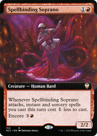 Spellbinding Soprano (Extended Art) [Streets of New Capenna Commander]