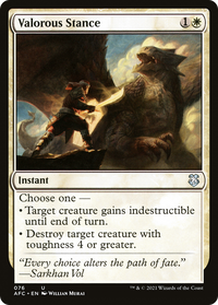 Valorous Stance [Dungeons & Dragons: Adventures in the Forgotten Realms Commander]