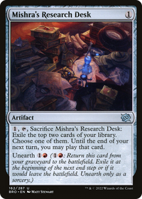 Mishra's Research Desk [The Brothers' War]