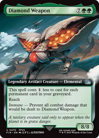 Diamond Weapon - : (Extended Art) Foil (FIN-470) - FINAL FANTASY