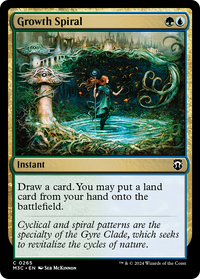 Growth Spiral -  Foil (M3C-265) - Modern Horizons 3 Commander