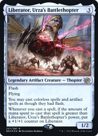 Liberator, Urza's Battlethopter [The Brothers' War Prerelease Promos]