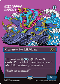 Mindspring Merfolk -  (Borderless) (DFT-335) - Aetherdrift