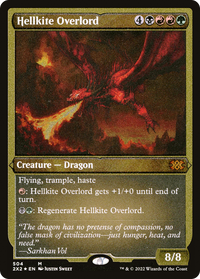 Hellkite Overlord (Foil Etched) -  Foil (2X2-504) - Double Masters 2022