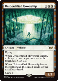 Unidentified Hovership [Duskmourn: House of Horror]