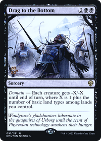 Drag to the Bottom [Dominaria United Prerelease Promos]