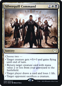 Silverquill Command [Strixhaven: School of Mages Prerelease Promos]