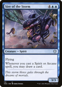 Sire of the Storm [Innistrad: Crimson Vow Commander]
