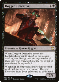 Dogged Detective (Promo Pack) [Streets of New Capenna Commander Promos]