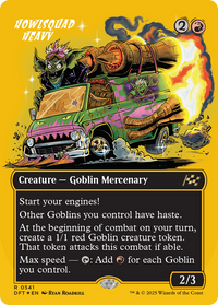 Howlsquad Heavy -  (Borderless) Foil (DFT-541) - Aetherdrift