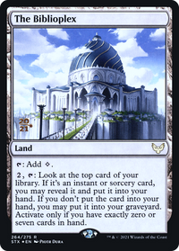 The Biblioplex [Strixhaven: School of Mages Prerelease Promos]