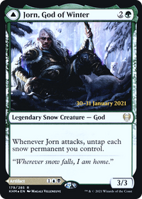 Jorn, God of Winter // Kaldring, the Rimestaff [Kaldheim Prerelease Promos]