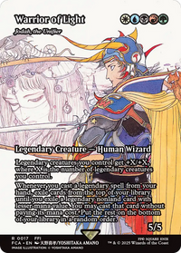 Warrior of Light - Jodah, the Unifier (Showcase) -  / Warrior of Light (Borderless) (FCA-017) - FINAL FANTASY: Through the Ages