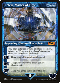 Teferi, Master of Time (Showcase) (291) [Core Set 2021]