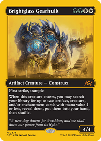 Brightglass Gearhulk (First-Place Foil) -  Foil (DFT-474) - Aetherdrift