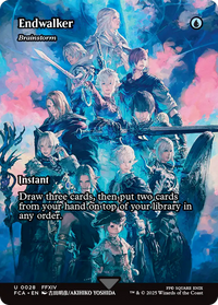 Endwalker - Brainstorm (Showcase) -  / Endwalker (Borderless) Foil (FCA-028) - FINAL FANTASY: Through the Ages