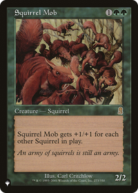 Squirrel Mob [The List]