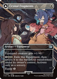 Crystal Fragments // Summon: Alexander - (Borderless) Foil (FIN-357) - FINAL FANTASY