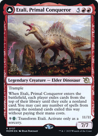 Etali, Primal Conqueror // Etali, Primal Sickness [March of the Machine Prerelease Promos]