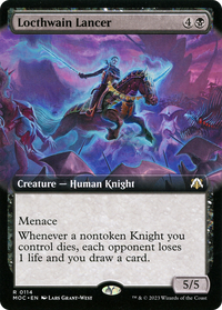 Locthwain Lancer (Extended Art) [March of the Machine Commander]