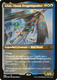 Ishai, Ojutai Dragonspeaker (Etched) [Commander Legends]