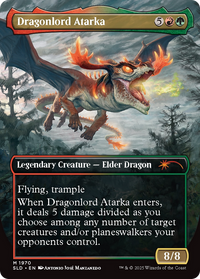 Dragonlord Atarka // Dragonlord Atarka (SLD-1970) - Secret Lair Drop (Borderless)