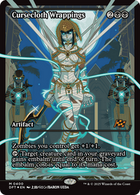 Cursecloth Wrappings - : (Showcase) Foil (DFT-400) - Aetherdrift