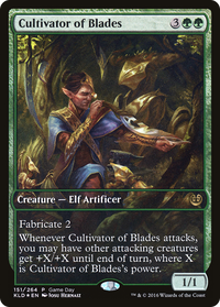 Cultivator of Blades (Game Day) (Full Art) [Kaladesh Promos]