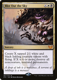 Blot Out the Sky (Promo Pack) [Strixhaven: School of Mages Promos]