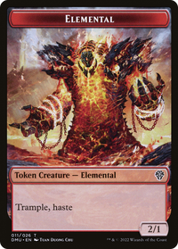 Elemental -  Foil (DMU-011) - Dominaria United Tokens
